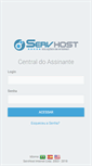 Mobile Screenshot of central.servhost.com.br
