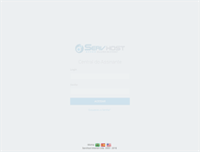 Tablet Screenshot of central.servhost.com.br